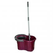 Spin Mop Temizlik Seti 360 Derece Döner Başlıklı Kova+Mop+Paspas+Sap Karışık Renk - 3
