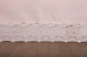 Finezza Beril Lüx Dantelli Keten Kumaş Pudra Masa Örtüsü 160x230 cm - 1124 - 6