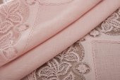 Finezza Beril Lüx Dantelli Keten Kumaş Pudra Masa Örtüsü 160x230 cm - 1124 - 7