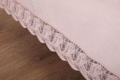 Finezza Narin Lüx Dantelli Keten Kumaş Pudra Masa Örtüsü 160x230 cm - 1127 - 5