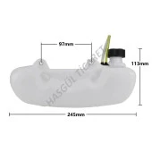 Hsgl Motorlu Tırpan 2 Delik Komple Yakıt Deposu Tırpan Çalı ve Ot Kesici - 6