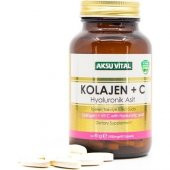 Aksu Vital Kolajen + C Vitamini & Hyaluronik Asit 90 Tablet - 1