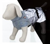 Trixie Köpek Yağmurluğu Fosforlu Reflektiv XS 25cm Gümüş Mavi - 7
