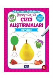 Meyveler - Çizgi Alıştırmaları - 1