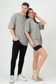 Nisanca Oversize Unisex T-Shirt - Sevgili Kombini- Tek Adet - 7