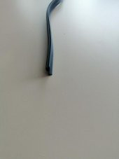 ALDOKS SERİ ALÜMNYM KAPI KANAT FİTİLİ SYAH 12 MT - 1