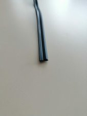 ALDOKS SERİ ALÜMNYM KAPI KANAT FİTİLİ SYAH 12 MT - 2