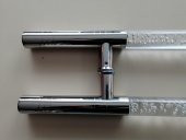 KAHE KH-105 PASLANMAZ PLEKSİ CAM KAPI KOLU 30*60 - 1