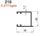 FİTİLLİ PANJUR U SU BEYAZ YVZ-3901  / 6,5  MT - 1