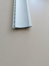 55 LİK PANJUR  PLASTİĞİ 6,00 MT  BEYAZ  PVC - 2