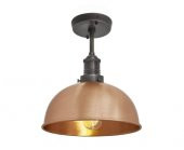 MYLİGHTS  RETRO RUSTİK BAKIR TAVAN AVİZE  RUSTİK AVİZE 30 CM - 1
