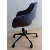 Sekreter Koltuğu Siyah Metal Ayaklı Döküm Sünger - 4