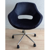 Ofis Koltuğu Krom Metal Ayaklı Döküm Süngerli - 1