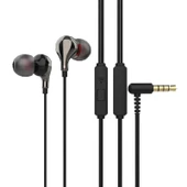LinkTech E80 Stereo Mikrofonlu 3.5mm Kulak İçi Kablolu Kulaklık - 4