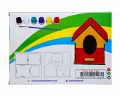 Boyama Ahşap Kuş Evi Seti - 4