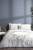 ÖZDİLEK NEVRESİM TK. ÇİFT KİŞİLİK BEYAZ JARDIN DE FLOR - 1