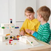 Çocuk Lego Seti 201 Parça Çok Renkli MeridyenDukkan Eğitici Oyuncak - 4