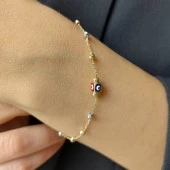 Altın küplü mineli bileklik 2.10 gram thumbnail 1