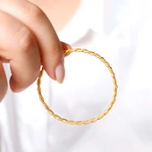 20 (2*10)gr(gram) 22 Ayar İşçiliksiz Paftalı Burma Bilezik - 2