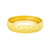 15 gr(gram) 15 mm 22 Ayar İşçiliksiz Bilezik TBC0015-8 - 1