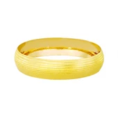 17 gr(gram) 15 mm 22 Ayar İşçiliksiz Bilezik TBS0017-5 - 1