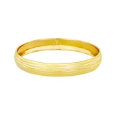 9 gr(gram) 10 mm 22 Ayar İşçiliksiz Bilezik TBS009-1 - 1