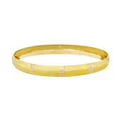 6 gr(gram) 7 mm 22 Ayar İşçiliksiz Bilezik TBC006-2 - 1