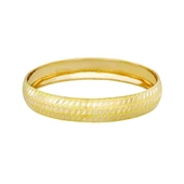 10 gr(gram) 10 mm 22 Ayar İşçiliksiz Şarnelli Bilezik TBC1010 thumbnail 1