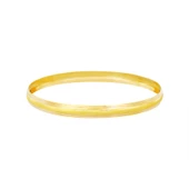 5 gr(gram) 5 mm 22 Ayar İşçiliksiz Bilezik TBC0005-5 - 1