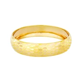 16 gr(gram) 15 mm 22 Ayar İşçiliksiz Bilezik TCNC016-7 thumbnail 1