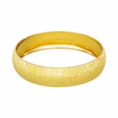 18 gr(gram) 15 mm 22 Ayar İşçiliksiz Bilezik TCNC018-2 - 1