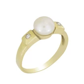 Altın İnci Yüzük T007629 - 1