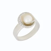 Altın İnci Yüzük T007737 - 1