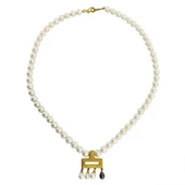 Altın İnci Kolye T007760 - 1