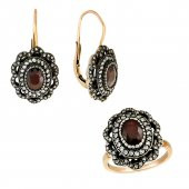 0,87 Ct Yakut Elmas Set - 1