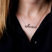 Altın Love Kolye T026773 thumbnail 2