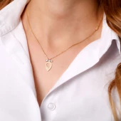 Altın Damla Kolye T038561 thumbnail 2