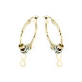 Altın Sonsuzluk Halka Küpe T040898 thumbnail 1