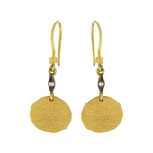 Altın Osmanlı Tuğralı Küpe T008120 - 1