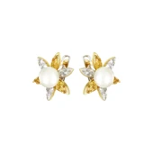 Altın İnci Küpe T007652 - 1