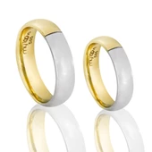 Altın Çift Alyans T045065-T045066 thumbnail 1