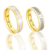 Altın Çift Alyans T044893​-T044894 - 1