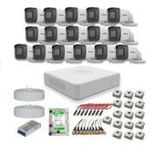 Hikvision 2Mp 16 Kameralı Dış Ortam Ahd Hd-Tvı Full Kamera Seti 500Gb Disk - 1