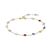 Renkli Boncuklu Altın Bileklik T056527 - 1