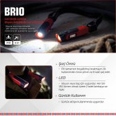 Brio Usb Şarjlı Led Lamba Boyun ve Kafa İçin Ayarlanabilir 2 x 150 Lümen - 3