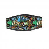 BESTDIVERS Maske Arkalığı FISHES Neopren, Velkrolu - 1