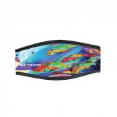 BESTDIVERS Maske Arkalığı PSYCHEDELIC Neopren, Velkrolu - 1