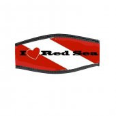 BESTDIVERS Maske Arkalığı RED SEA Neopren, Velkrolu - 1