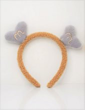 Geyik boynuzu Peluş Taç Kahverengi Taç Kadın Kız SaçToka 11186 - 4