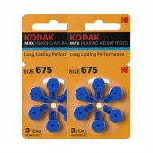 PR 44 675 İşitme Cihaz Pili 6lı 2 Paket Kodak PR44Kulak Cihazı Pili 6lı 2 Paket - 1